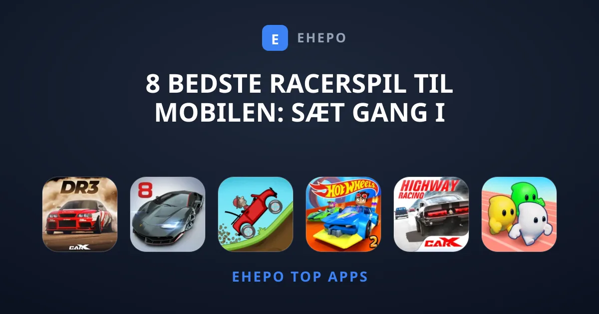 8 bedste racerspil til mobilen: Sæt gang i asfalten